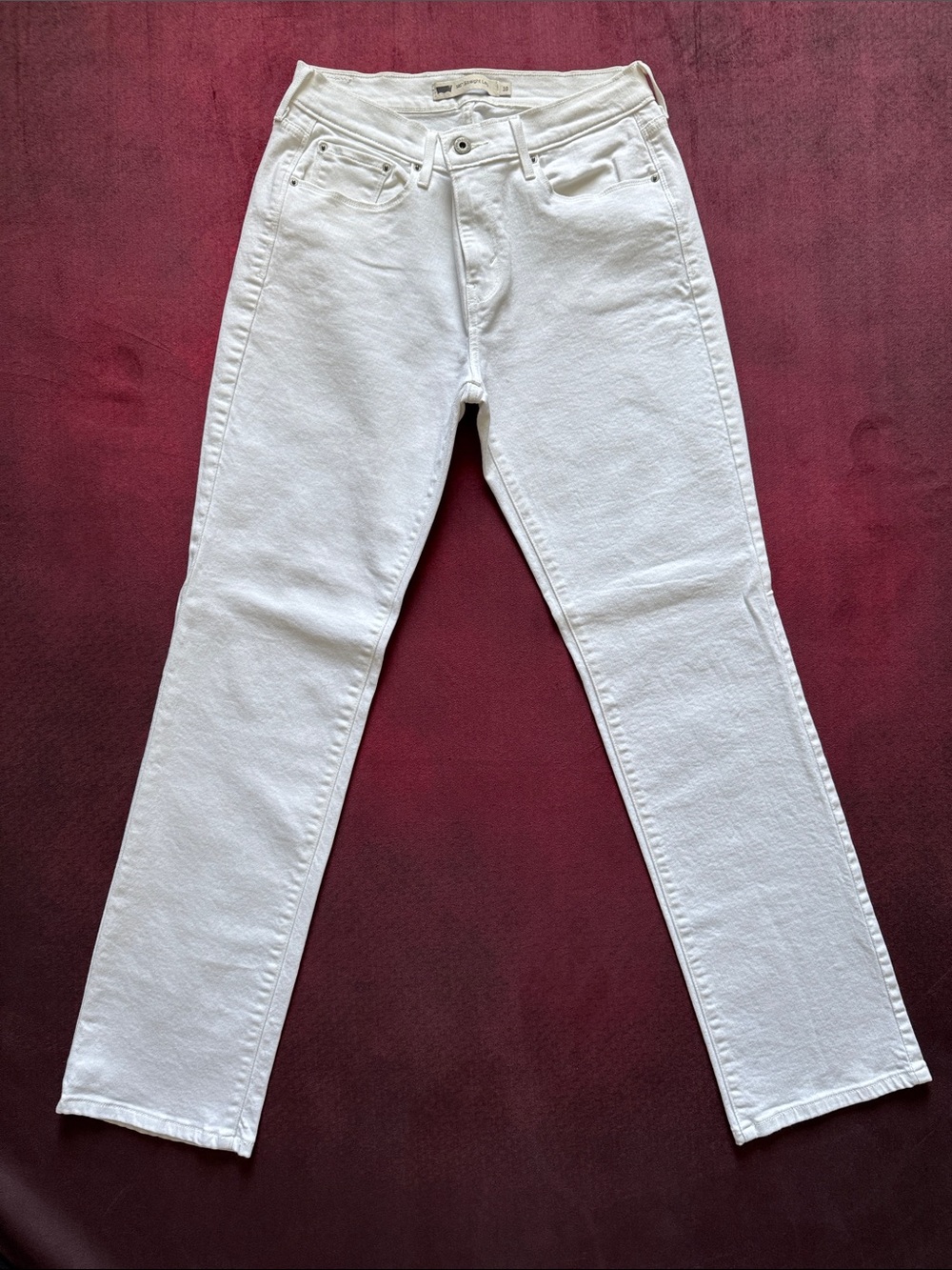 Levi's Women's Straight Leg Jeans - White